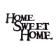 HOME SWEET HOME wieszak Briso design